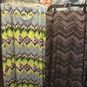 Lot of 2 Great Northwest Indigo Skirts